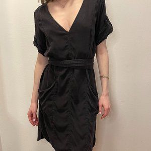 Black Anthropologie Shirt Dress, Extra Small (XS)